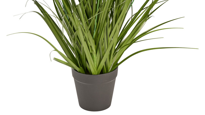 Kunstgress med margerittblomster 50 cm